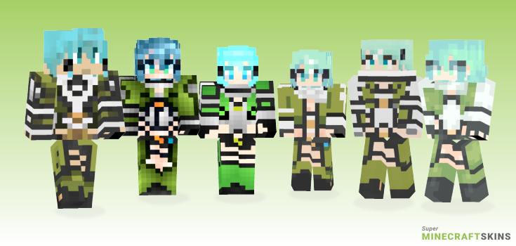 Sinon Minecraft Skins - Best Free Minecraft skins for Girls and Boys