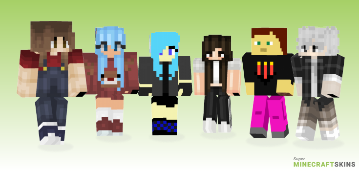 Sisters Minecraft Skins - Best Free Minecraft skins for Girls and Boys