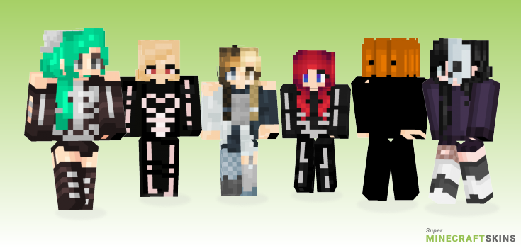 Skeletons Minecraft Skins - Best Free Minecraft skins for Girls and Boys