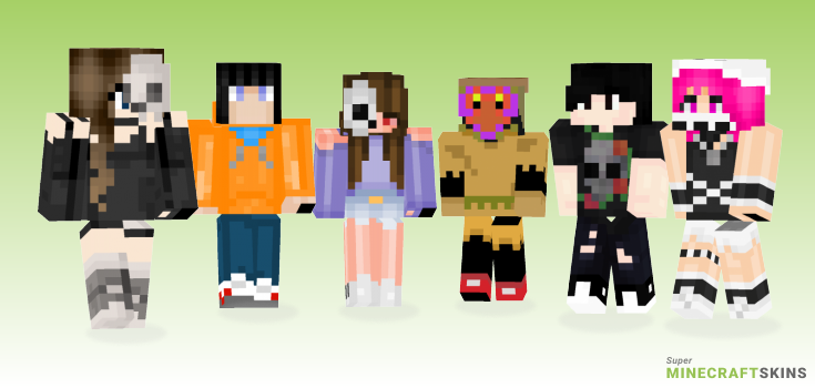 Skull Minecraft Skins - Best Free Minecraft skins for Girls and Boys