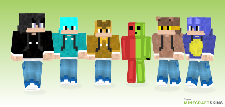 Slime kid Minecraft Skins - Best Free Minecraft skins for Girls and Boys