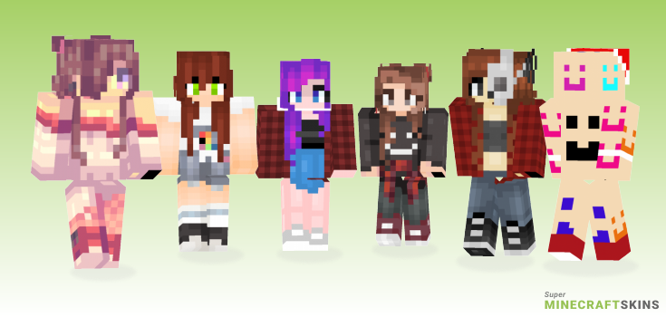 Smiles Minecraft Skins - Best Free Minecraft skins for Girls and Boys