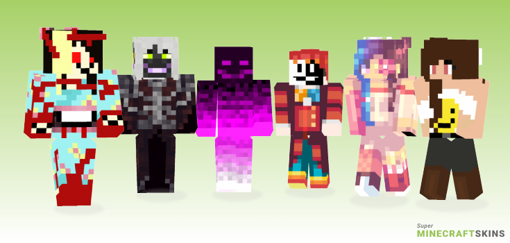 Smiling Minecraft Skins - Best Free Minecraft skins for Girls and Boys