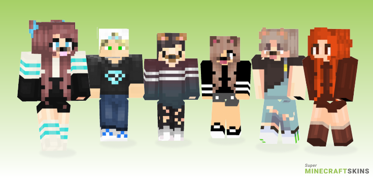Snap Minecraft Skins - Best Free Minecraft skins for Girls and Boys
