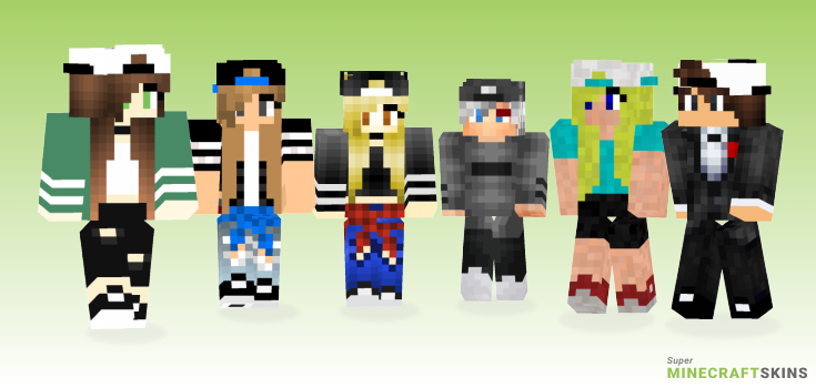 Snapback Minecraft Skins - Best Free Minecraft skins for Girls and Boys