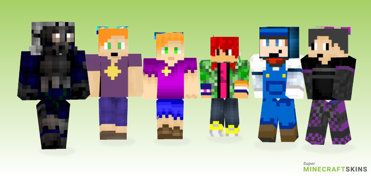 Sneaky Minecraft Skins - Best Free Minecraft skins for Girls and Boys
