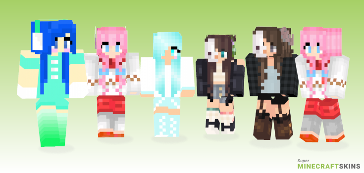 Snow girl Minecraft Skins - Best Free Minecraft skins for Girls and Boys