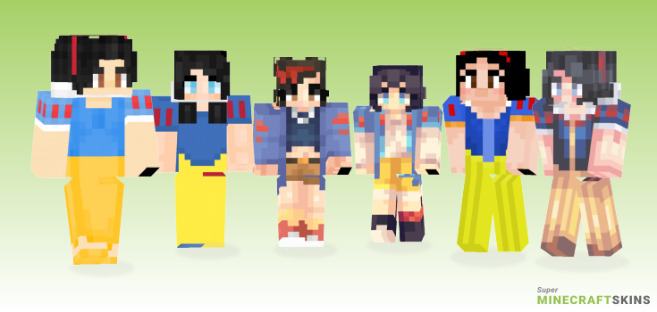 Snow white Minecraft Skins - Best Free Minecraft skins for Girls and Boys