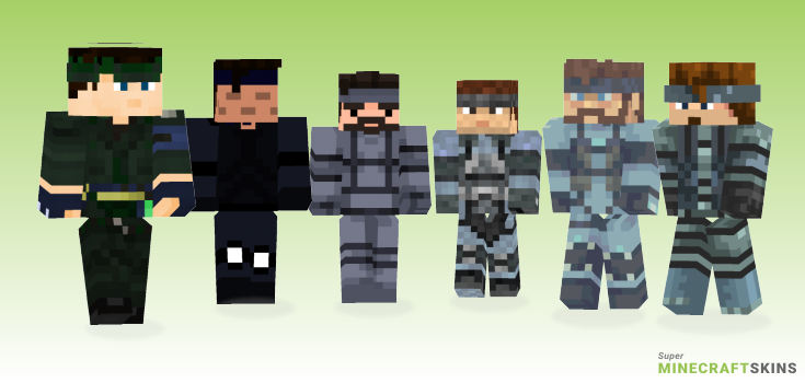 Solid snake Minecraft Skins - Best Free Minecraft skins for Girls and Boys