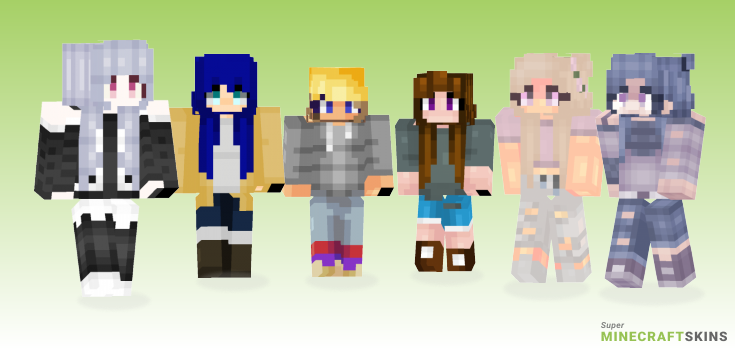 Some girl Minecraft Skins - Best Free Minecraft skins for Girls and Boys