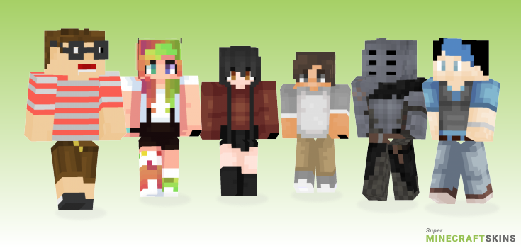 Some Minecraft Skins - Best Free Minecraft skins for Girls and Boys