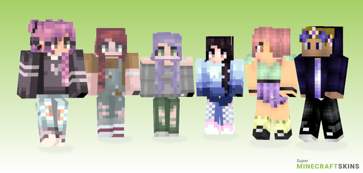 Sometimes Minecraft Skins - Best Free Minecraft skins for Girls and Boys