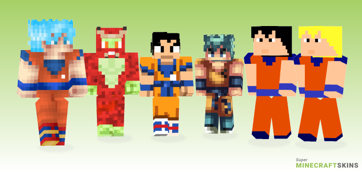 Son goku Minecraft Skins - Best Free Minecraft skins for Girls and Boys