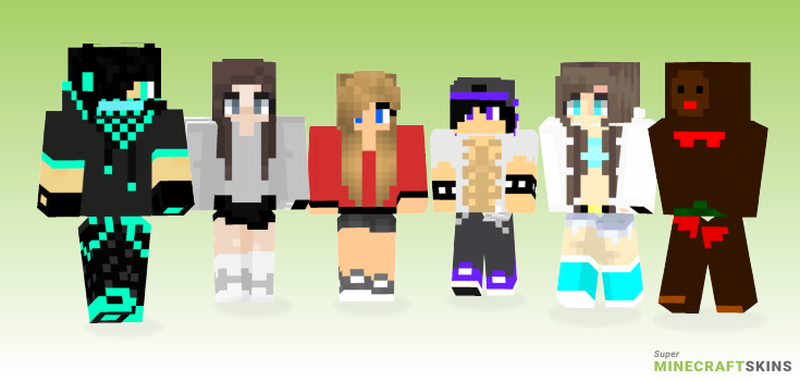 Soo Minecraft Skins - Best Free Minecraft skins for Girls and Boys