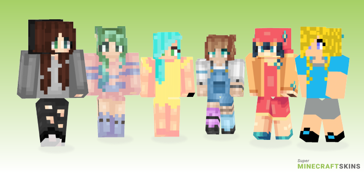 Sorta Minecraft Skins - Best Free Minecraft skins for Girls and Boys