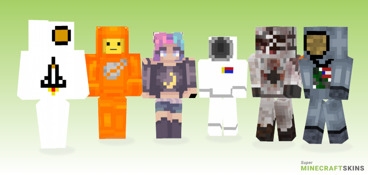 Spaceman Minecraft Skins - Best Free Minecraft skins for Girls and Boys