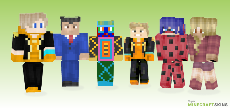 Spark Minecraft Skins - Best Free Minecraft skins for Girls and Boys