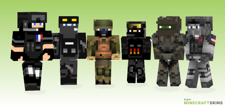 Special forces Minecraft Skins - Best Free Minecraft skins for Girls and Boys