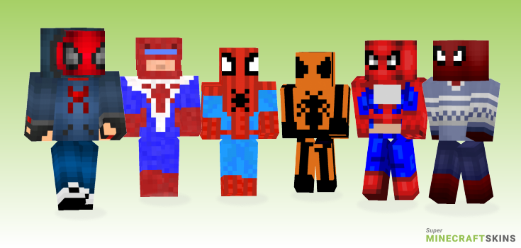 Spidey Minecraft Skins - Best Free Minecraft skins for Girls and Boys