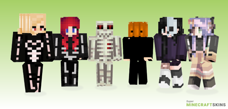 Spooky scary Minecraft Skins - Best Free Minecraft skins for Girls and Boys