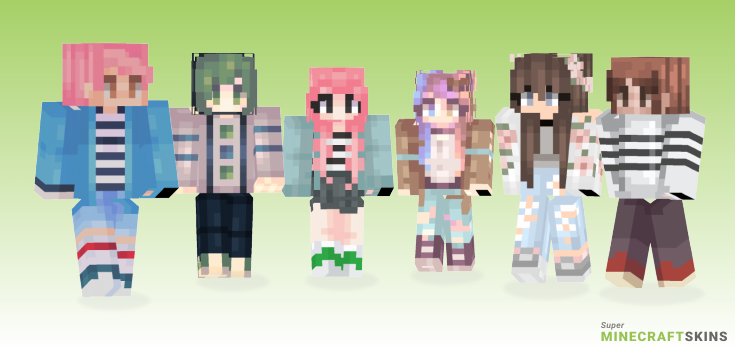 Spring day Minecraft Skins - Best Free Minecraft skins for Girls and Boys