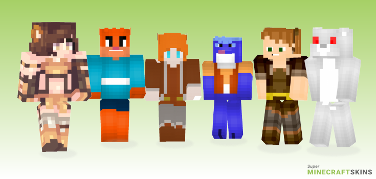 Squirrel Minecraft Skins - Best Free Minecraft skins for Girls and Boys
