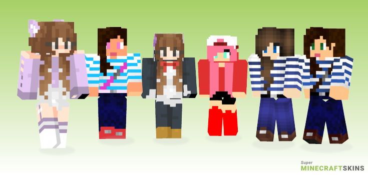 Stacy Minecraft Skins - Best Free Minecraft skins for Girls and Boys