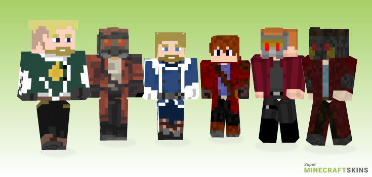 Star lord Minecraft Skins - Best Free Minecraft skins for Girls and Boys