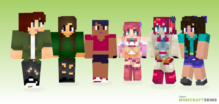 Stephanie Minecraft Skins - Best Free Minecraft skins for Girls and Boys