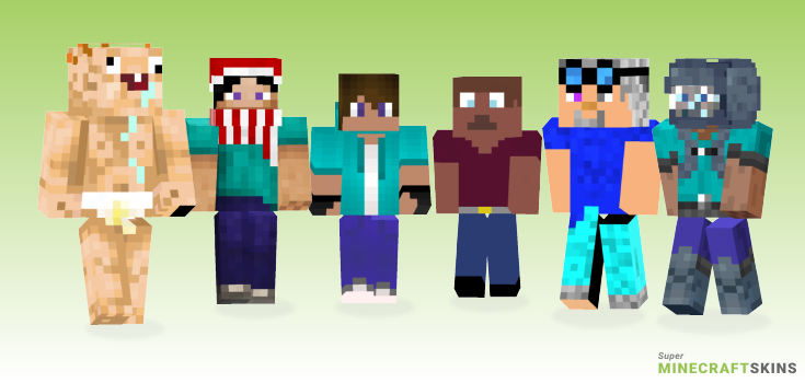 Steves Minecraft Skins - Best Free Minecraft skins for Girls and Boys