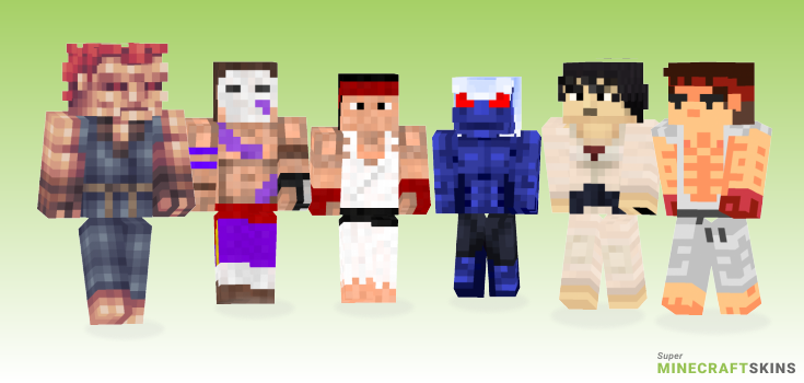 Street fighter Minecraft Skins - Best Free Minecraft skins for Girls and Boys