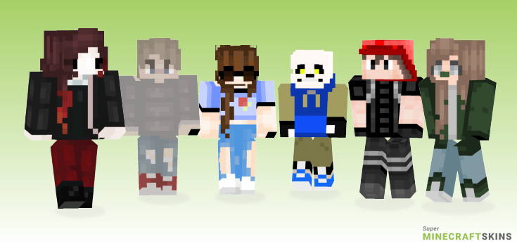 Stressed Minecraft Skins - Best Free Minecraft skins for Girls and Boys