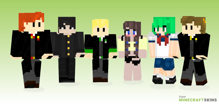Student Minecraft Skins - Best Free Minecraft skins for Girls and Boys