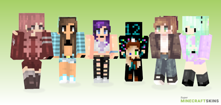 Subbies Minecraft Skins - Best Free Minecraft skins for Girls and Boys
