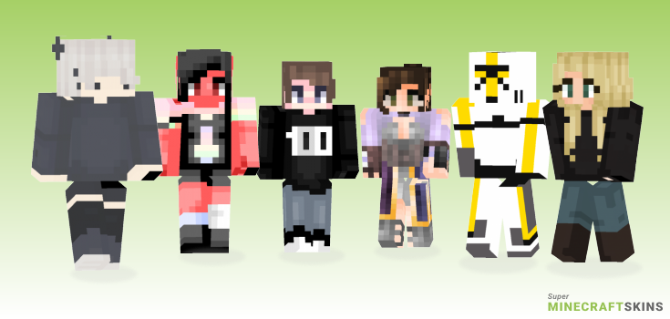 Subscribers Minecraft Skins - Best Free Minecraft skins for Girls and Boys