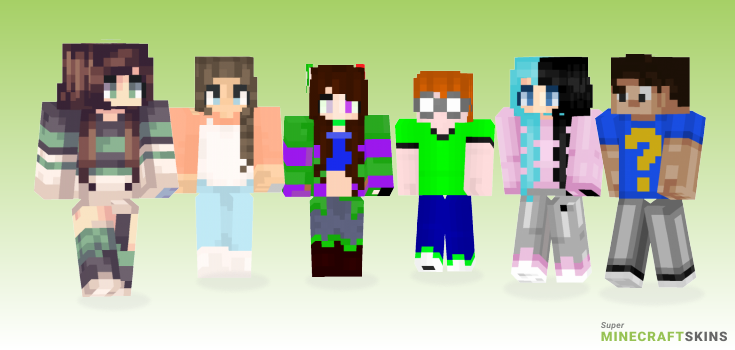 Suggestions Minecraft Skins - Best Free Minecraft skins for Girls and Boys