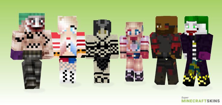 Suicide squad Minecraft Skins - Best Free Minecraft skins for Girls and Boys
