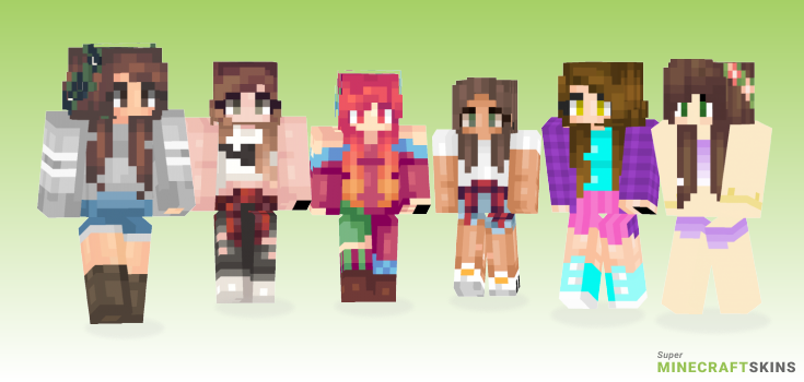 Summer vibes Minecraft Skins - Best Free Minecraft skins for Girls and Boys