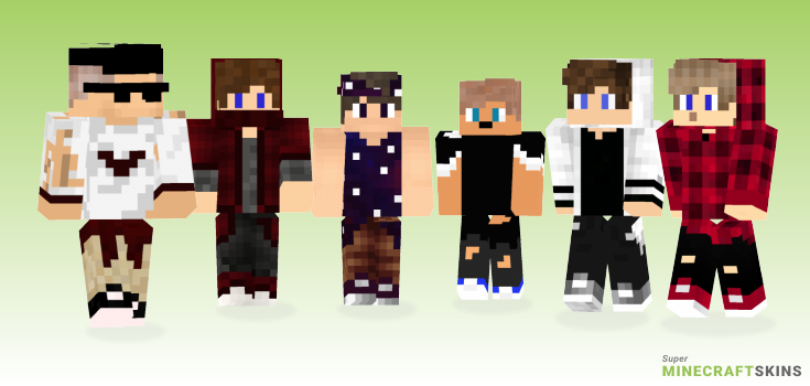 Swagg Minecraft Skins - Best Free Minecraft skins for Girls and Boys