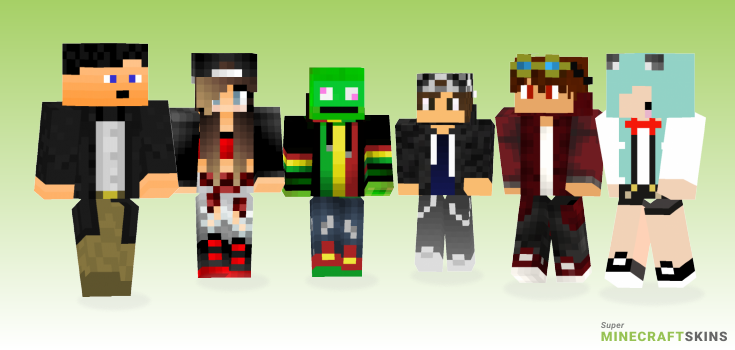Swaggy Minecraft Skins - Best Free Minecraft skins for Girls and Boys