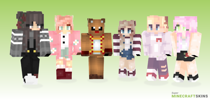 Sweet Minecraft Skins - Best Free Minecraft skins for Girls and Boys
