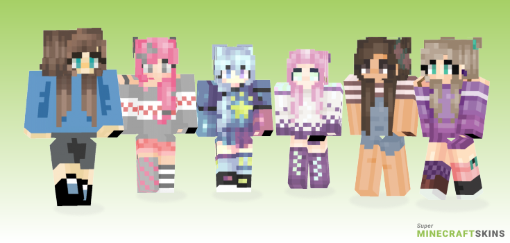 Sweetie Minecraft Skins - Best Free Minecraft skins for Girls and Boys