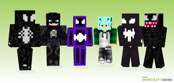 Symbiote Minecraft Skins - Best Free Minecraft skins for Girls and Boys