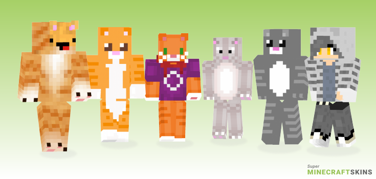 Tabby Minecraft Skins - Best Free Minecraft skins for Girls and Boys