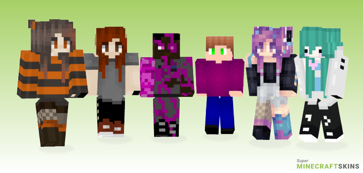 Tainted Minecraft Skins - Best Free Minecraft skins for Girls and Boys