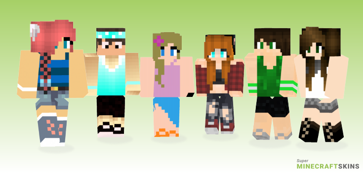 Tank top Minecraft Skins - Best Free Minecraft skins for Girls and Boys