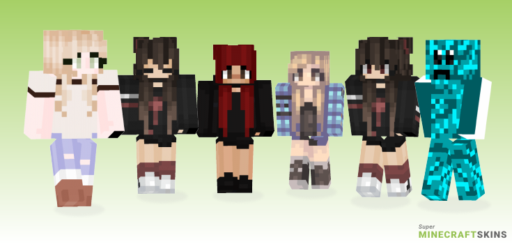 Tear Minecraft Skins - Best Free Minecraft skins for Girls and Boys