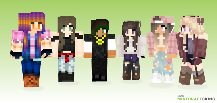 Teen girl Minecraft Skins - Best Free Minecraft skins for Girls and Boys