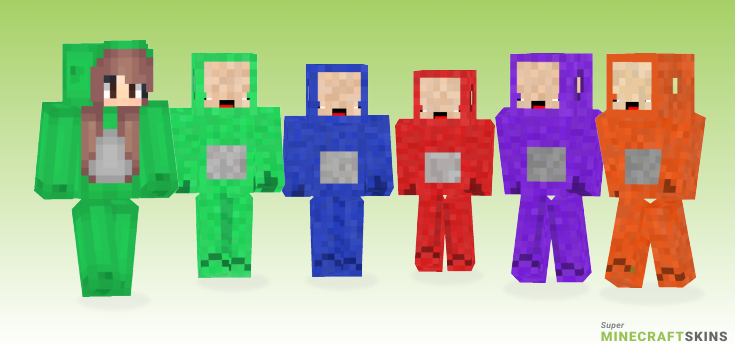 Slendytubbies teletubbies Minecraft Skins