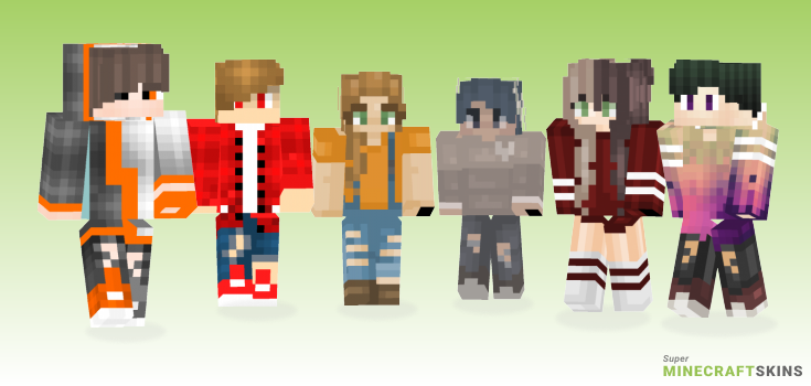Thanks Minecraft Skins - Best Free Minecraft skins for Girls and Boys